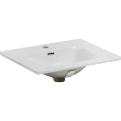 Mobile bagno sospeso cannettato 60cm con lavabo rovere Pretty