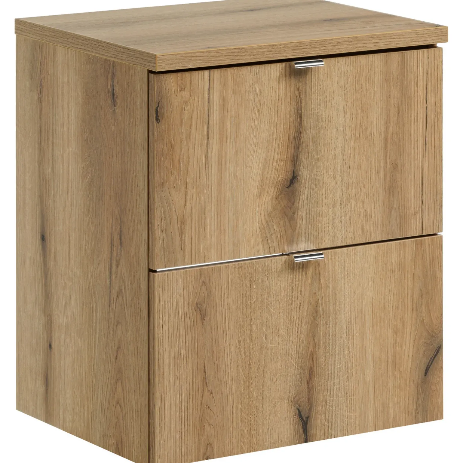 Mobile bagno sospeso 50cm 2 cassetti rovere Rovery