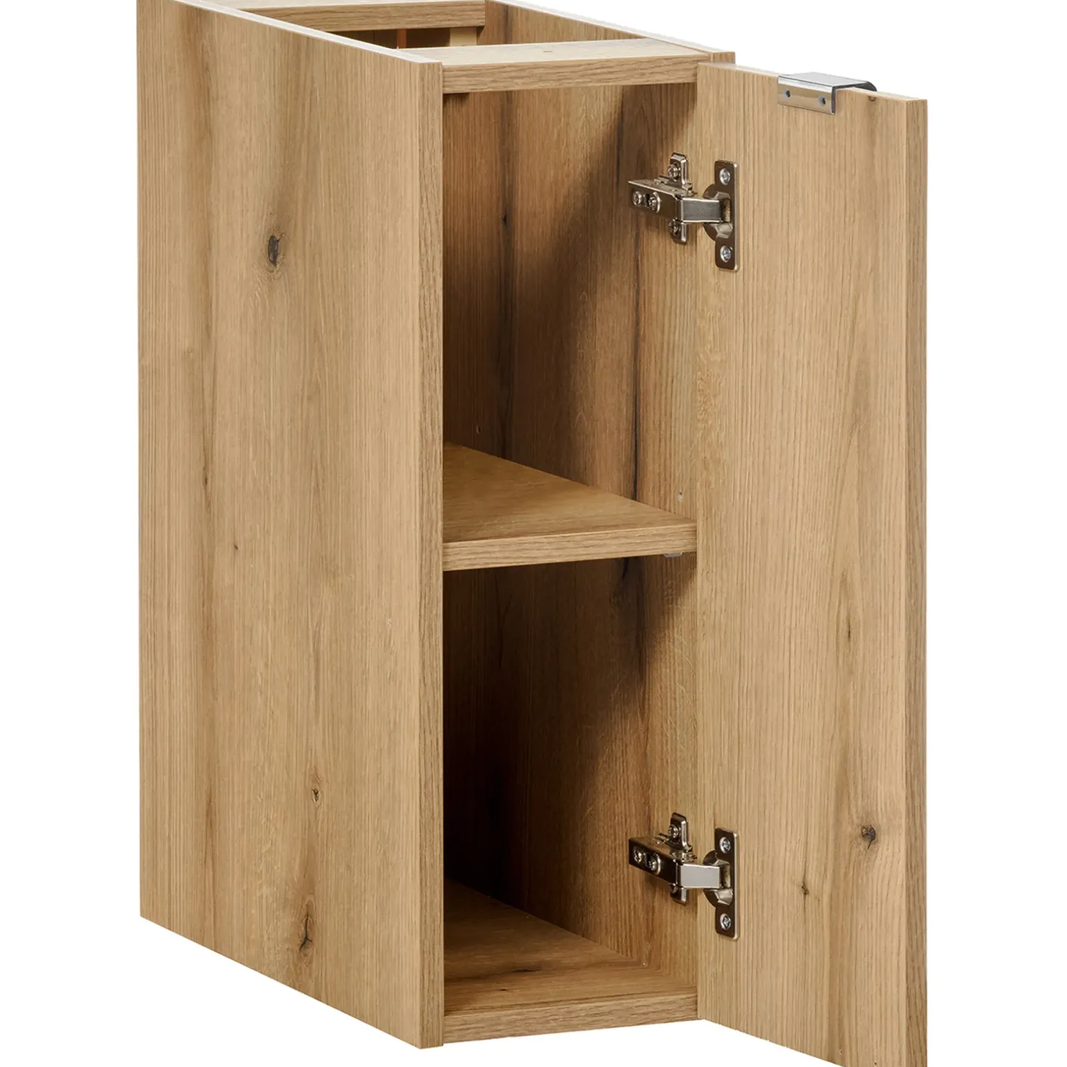 Mobile bagno sospeso 140cm 4 ante con colonna rovere Rovery