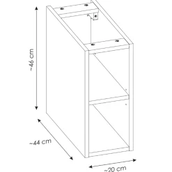 Mobile bagno sospeso 180cm 2 cassettoni e 2 cassetti attrezzati cannettato blu Deep