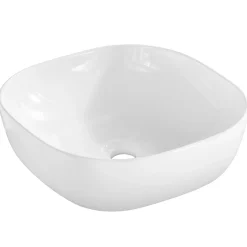 Mobile bagno sospeso 80cm con lavabo, mobile specchio e colonna grigio quercia Serif