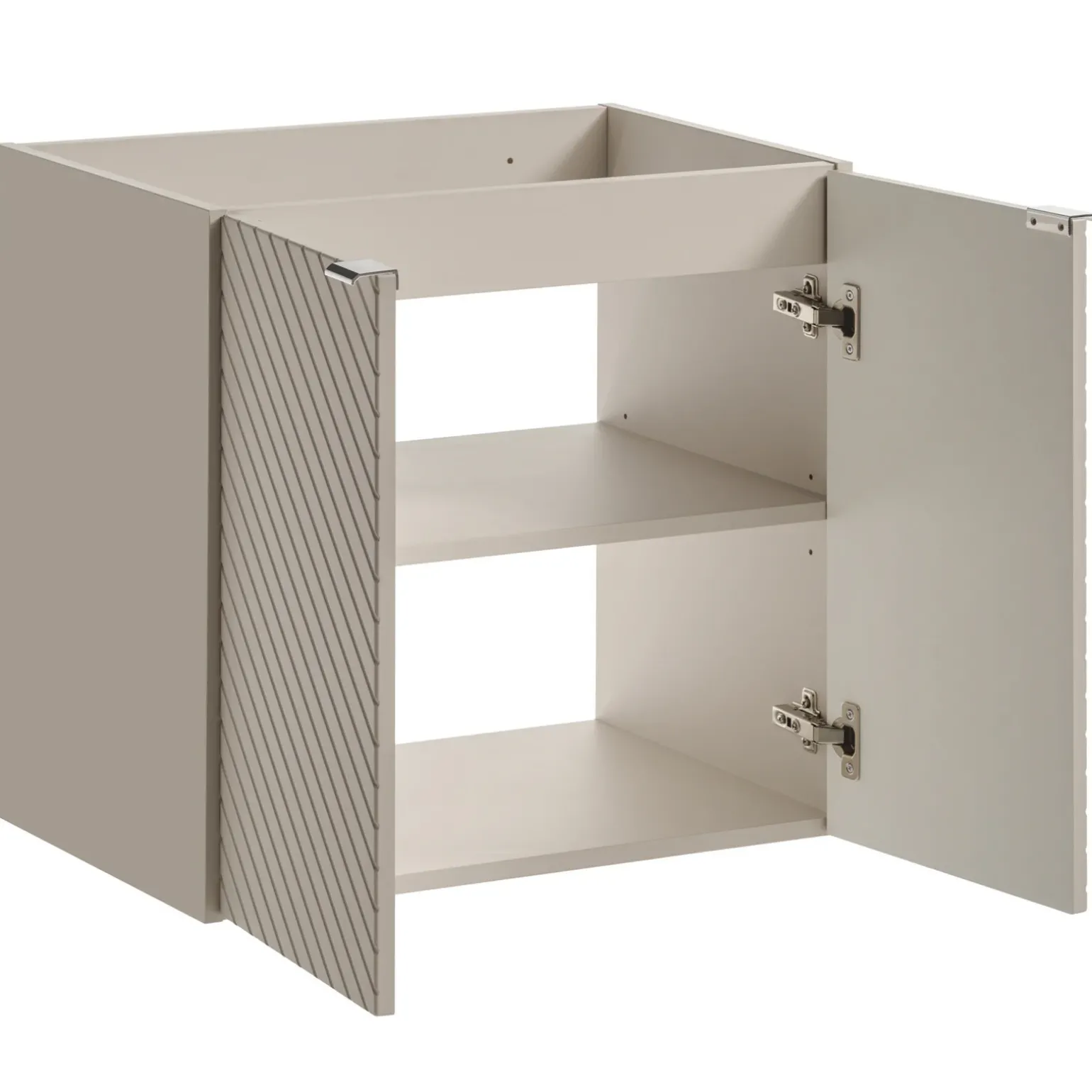 Mobile bagno sospeso 60cm cm 2 ante beige cashmere Neutry