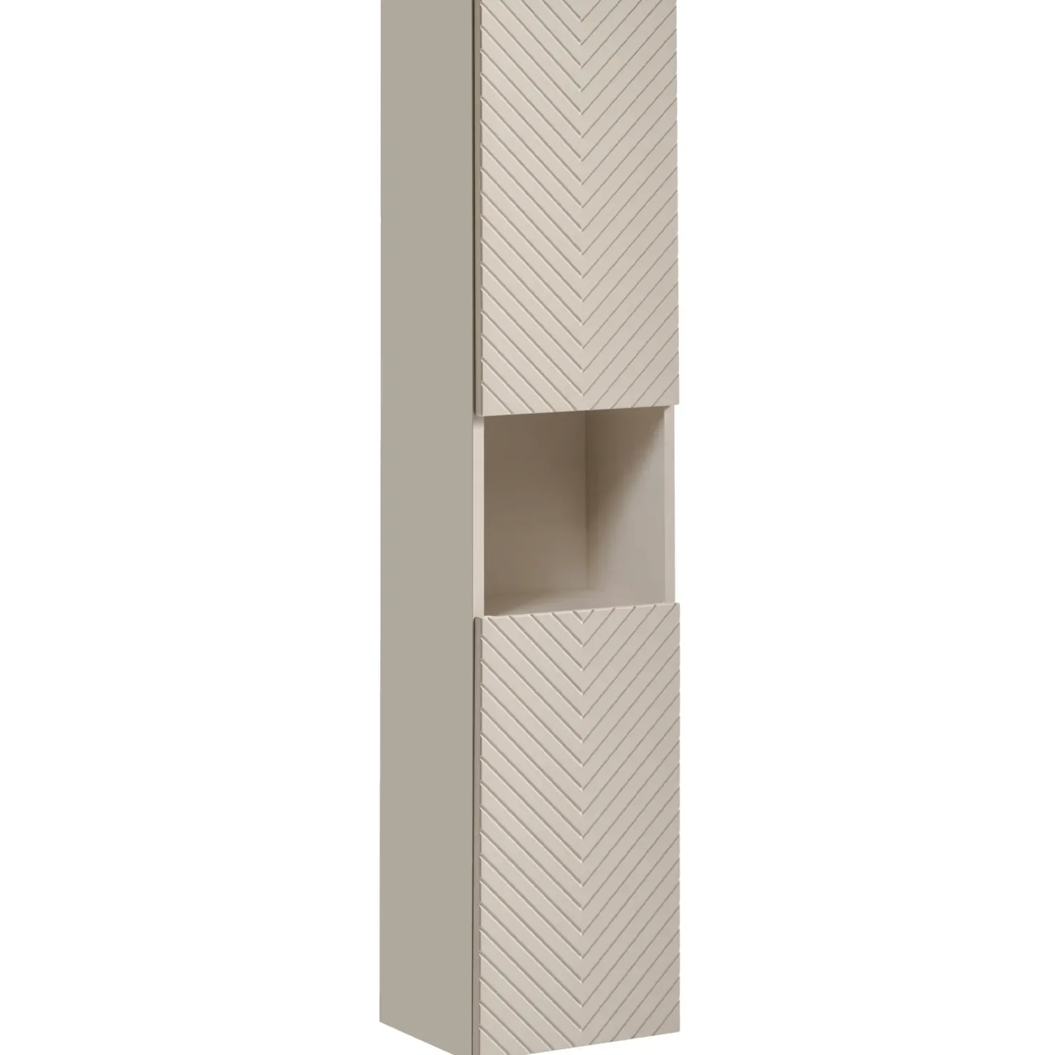 Mobile bagno sospeso 60cm con colonna beige cashmere Neutry