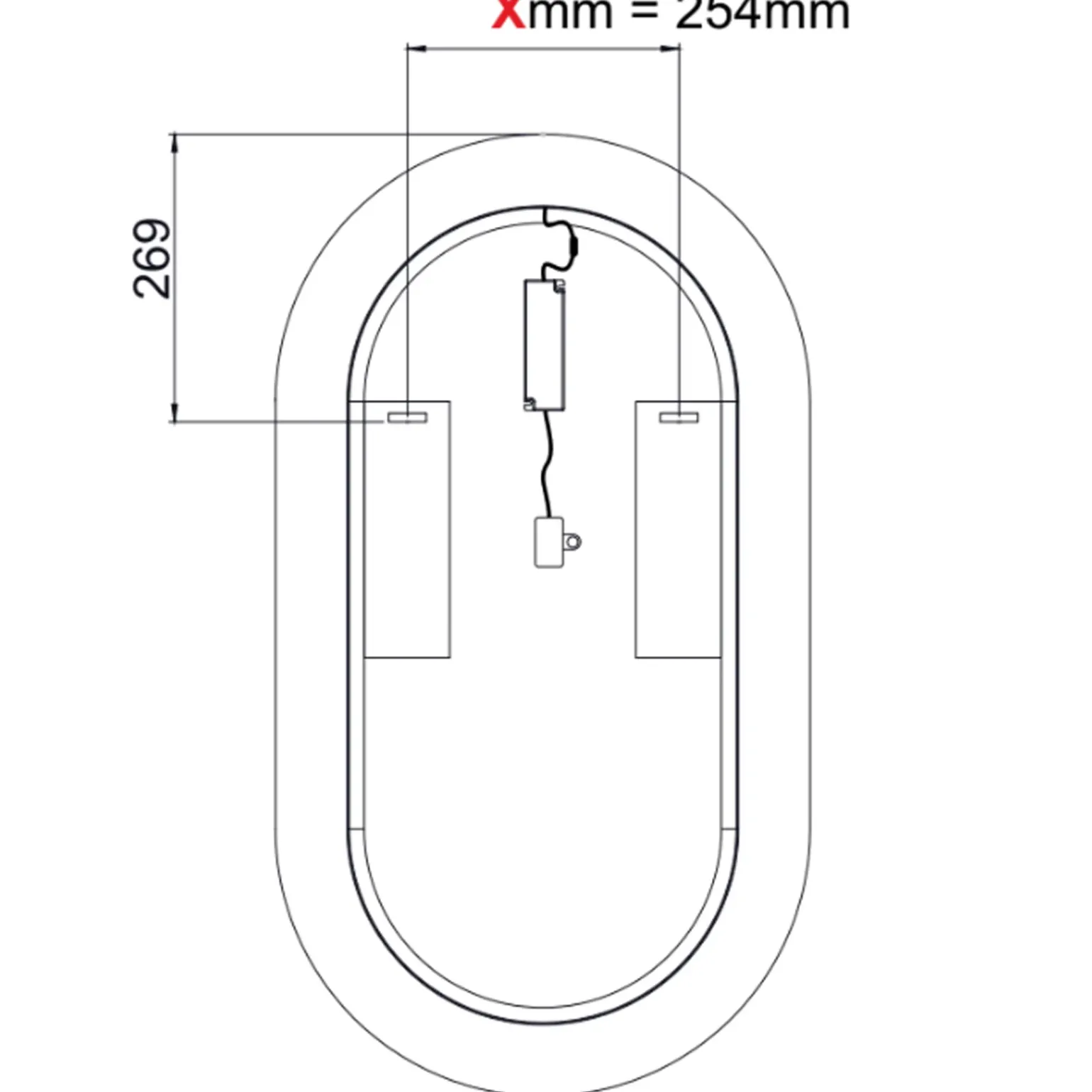Mobile bagno sospeso 120cm cm con 2 lavabi da appoggio, 2 specchi, colonna e cubotti quercia antracite Limpid