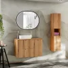 Mobile bagno sospeso 60cm con colonna rovere Rovery