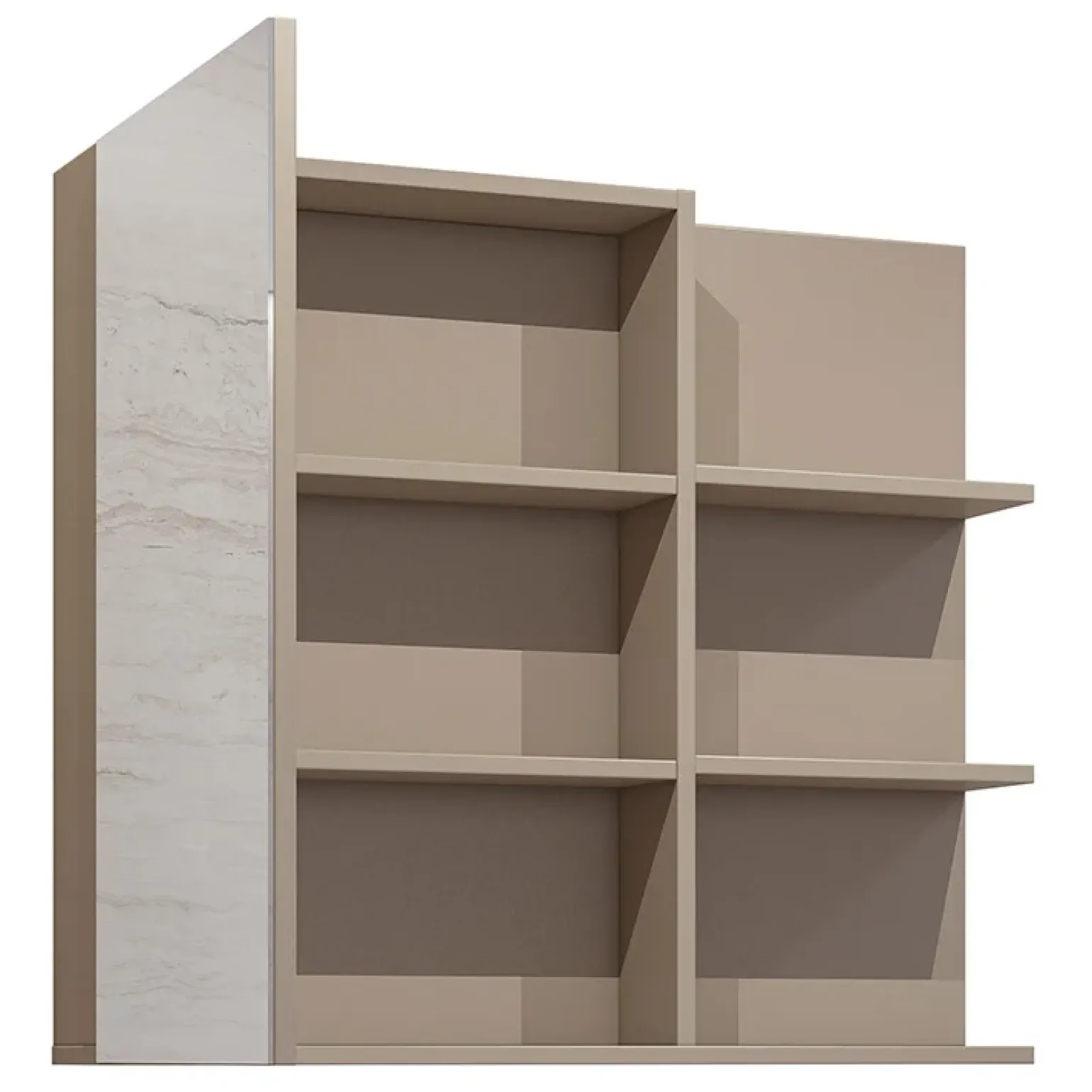 Mobile bagno sospeso 120cm con specchio tortora nero Linda