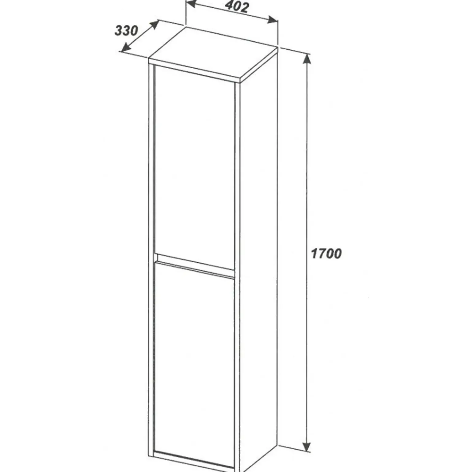 Mobile bagno sospeso 100cm con lavabo, specchio e colonna rovere antracite Stony