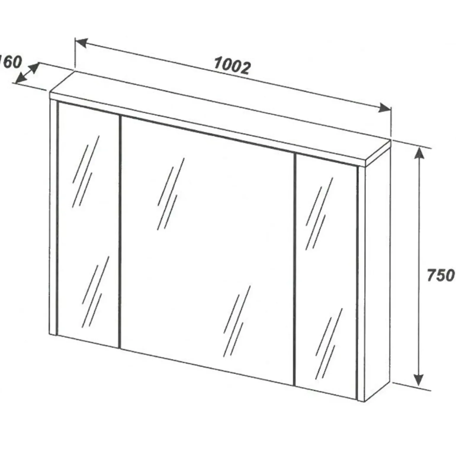 Mobile bagno sospeso 100cm con lavabo, specchio e colonna rovere antracite Stony