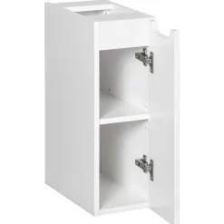 Mobile bagno sospeso 140cm cannettato 4 cassetti beige bianco Cleany