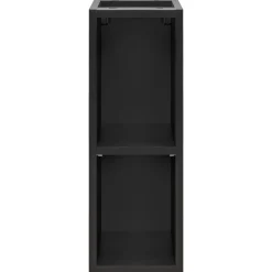 Mobile bagno sospeso 80cm cm 2 cassetti 2 vani quercia antracite Limpid