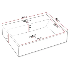 Mobile bagno sospeso 100cm con lavabo, specchio e 2 colonne bianco Krom