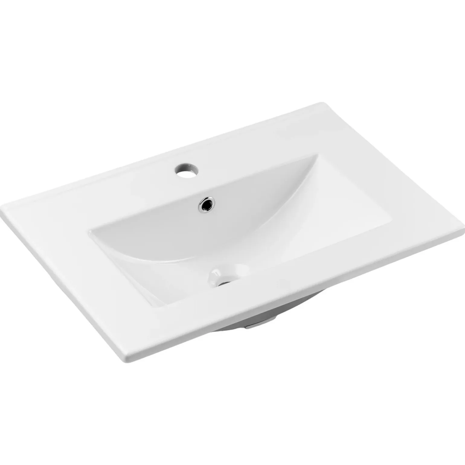 Mobile bagno sospeso 80cm con lavabo 2 cassetti beige cashmere Neutry