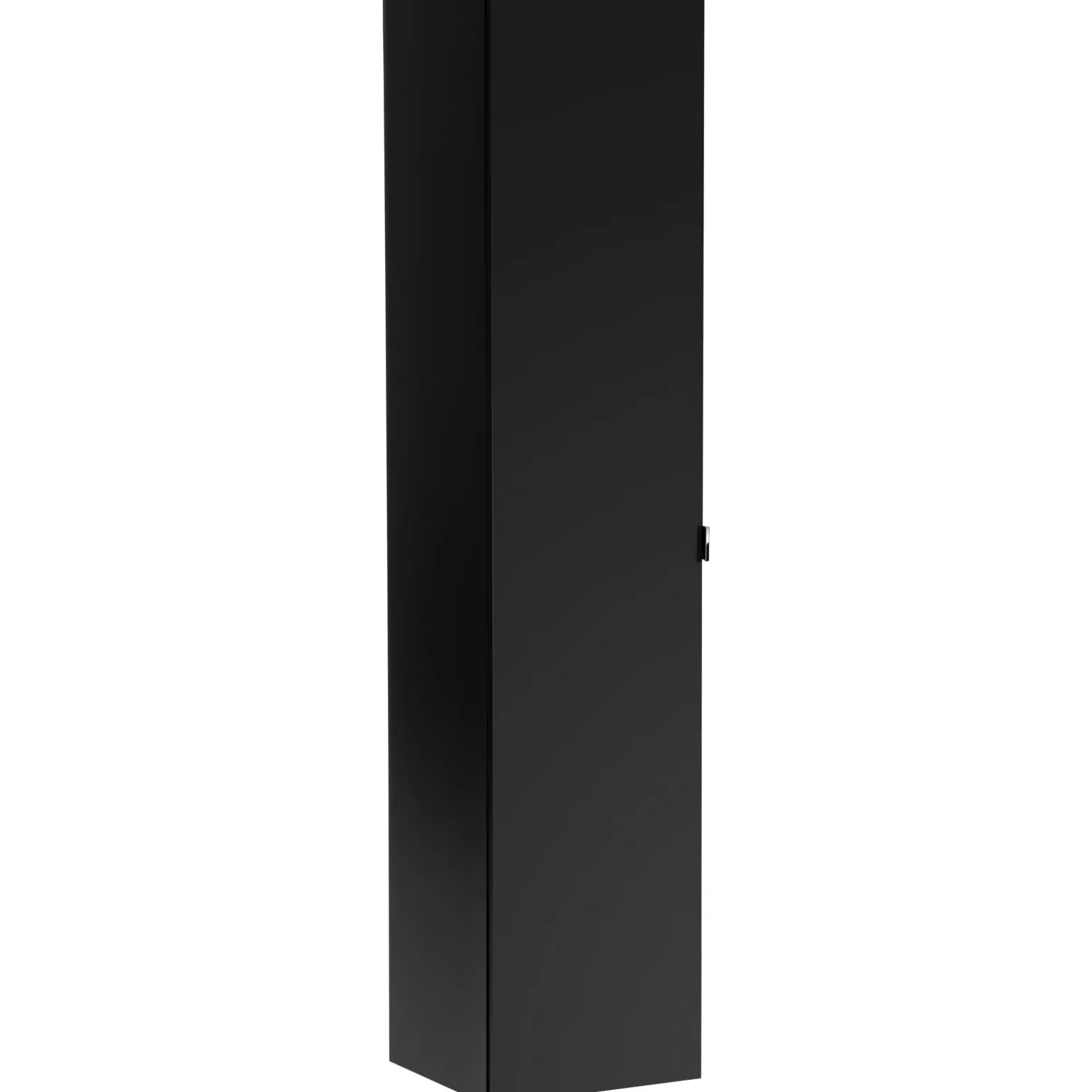 Mobile bagno sospeso 140cm con 2 lavabi, specchio e colonna nero Serif