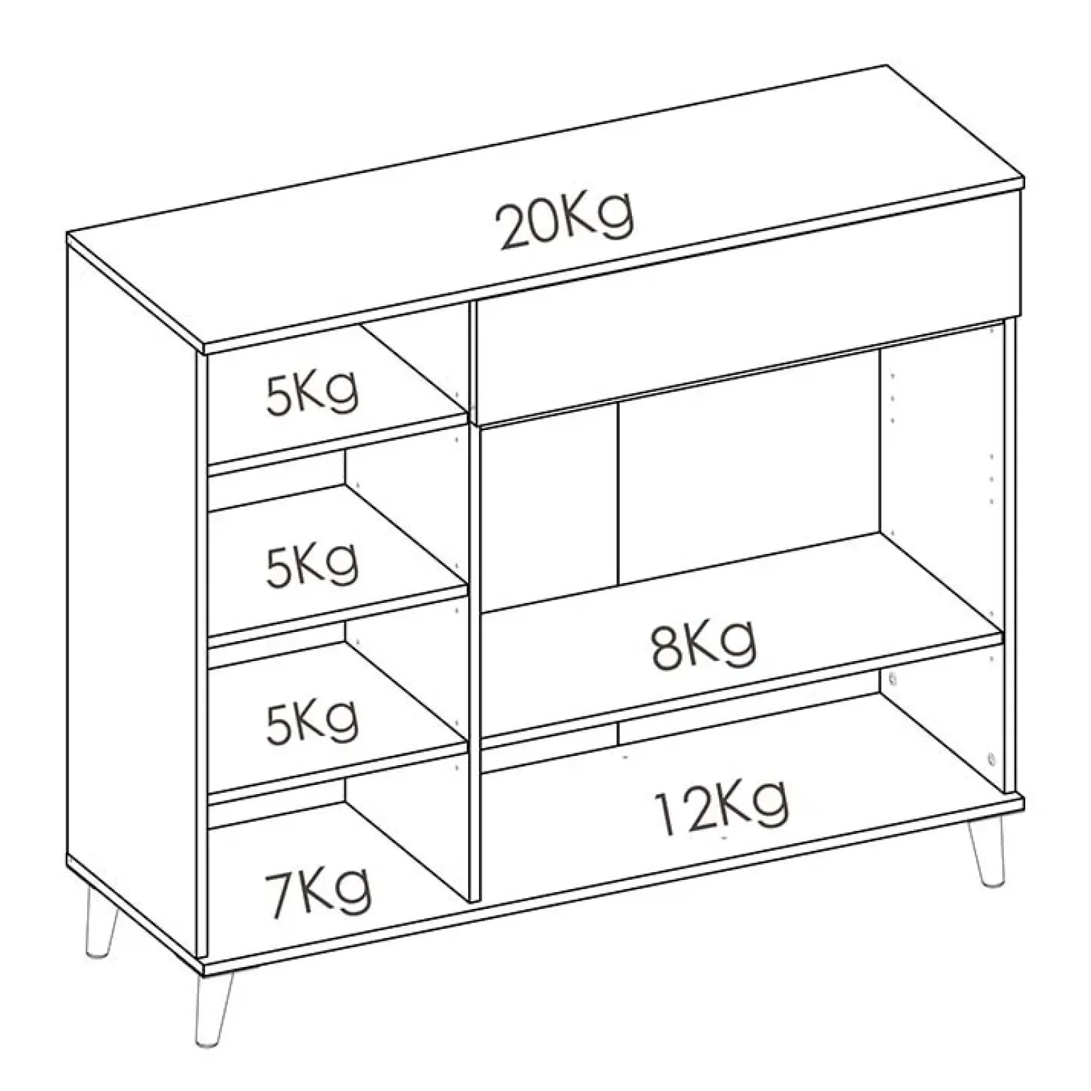Mobile cucina 120x102h cm bianco opaco rovere da cucina moderno Penny