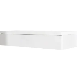 Mobile ingresso sospeso 100x20h cm con cassetto bianco Magnolia