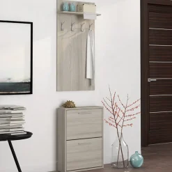 Mobile ingresso 54x211h cm appendiabiti rovere Colton
