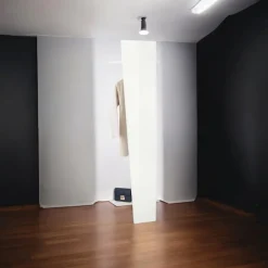 Mobile ingresso 50x200h cm appendiabiti bianco lucido Candia Gihome®