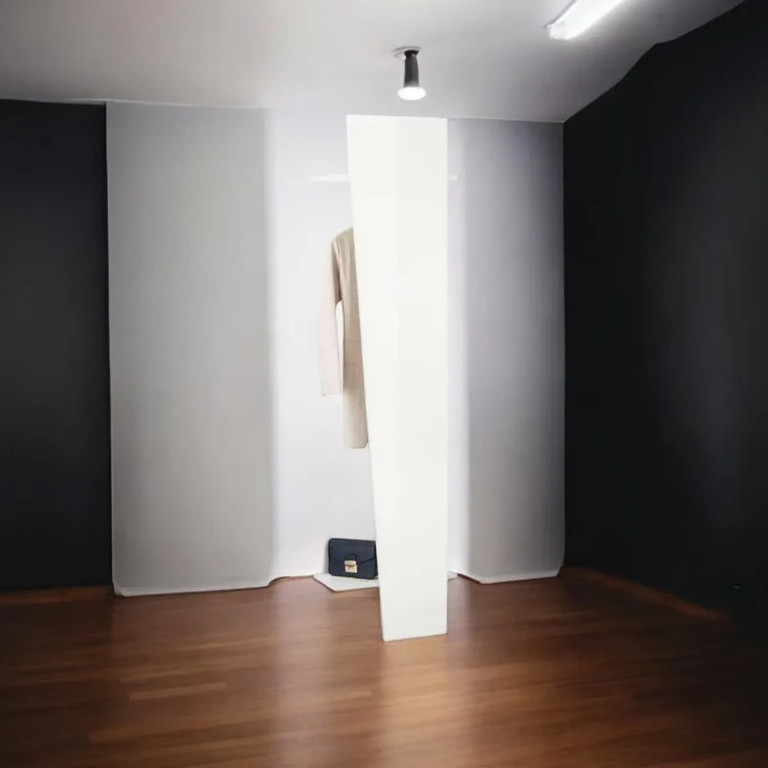 Mobile ingresso 50x200h cm appendiabiti bianco lucido Candia Gihome®