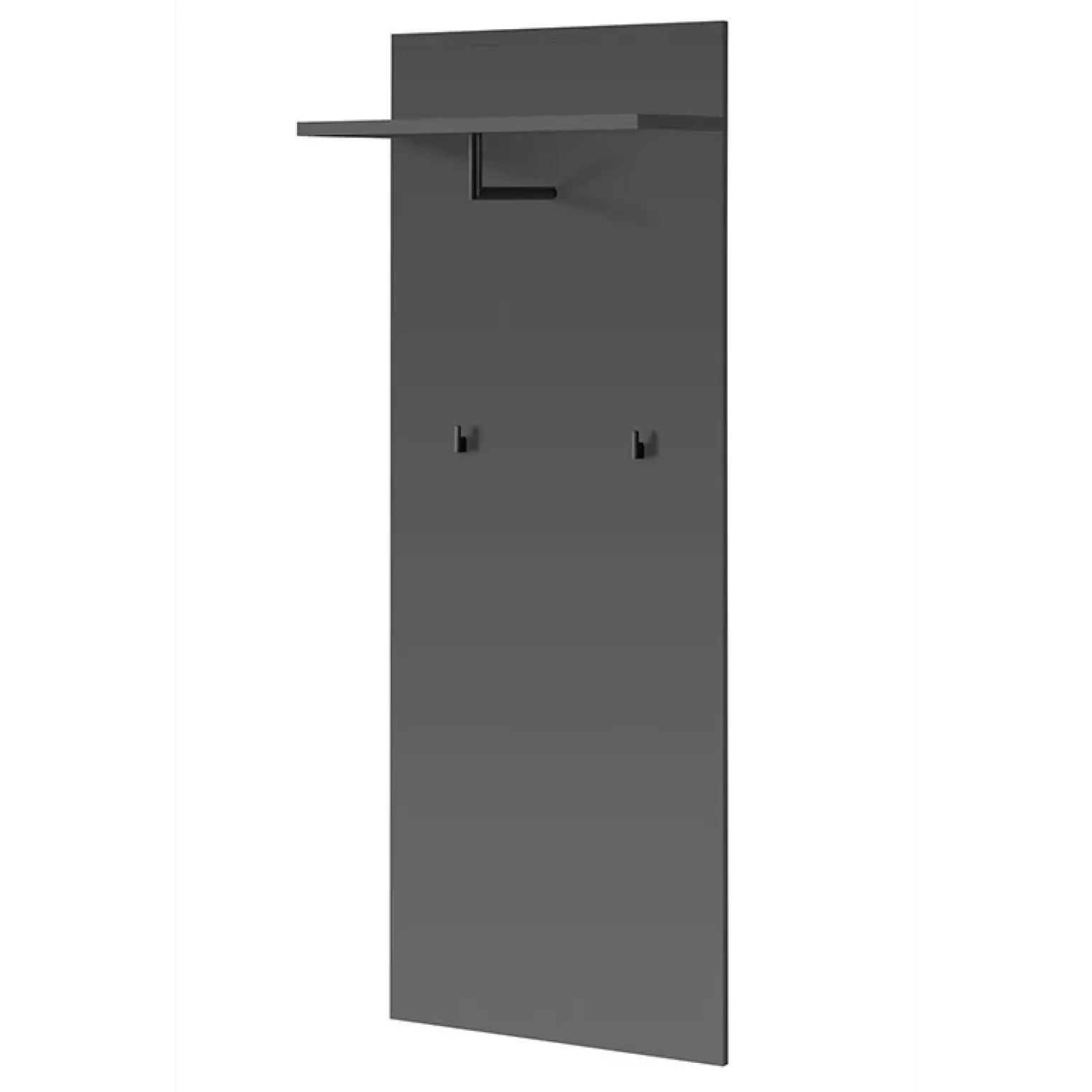 Mobile ingresso 120x203h cm con specchio rovere antracite stampa a righe San Francisco Gihome®