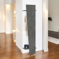 Mobile ingresso 50x200h cm con appendiabiti ossido Candia Gihome®