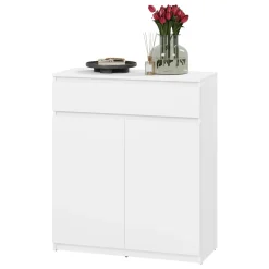 Mobile ingresso 200x230h cm con specchio appendiabiti bianco Accent