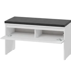 Mobile ingresso 200x230h cm con specchio appendiabiti bianco Accent