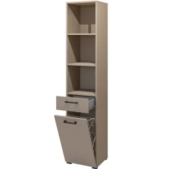 Mobile lavatrice e asciugatrice 172x197h cm con colonna beige Wave