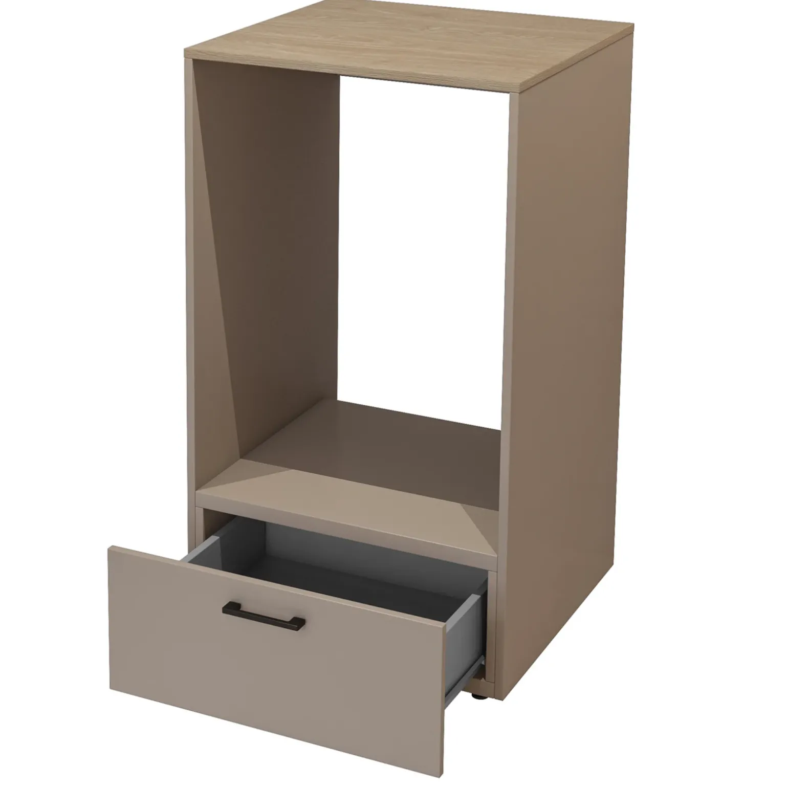 Mobile lavatrice 67x117h cm con cassettone beige Wave