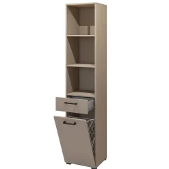 Mobile lavatrice 107x197h cm con colonna beige Wave