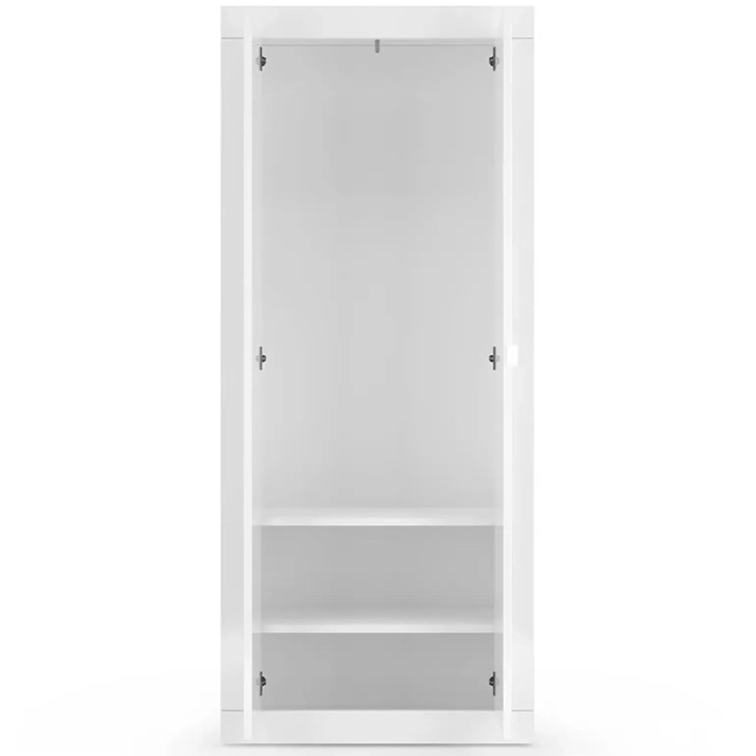 Mobile multiuso ingresso appendiabiti 78x187h cm moderno bianco lucido Eternity