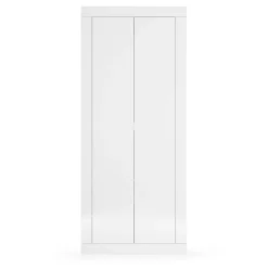 Mobile multiuso ingresso appendiabiti 78x187h cm moderno bianco lucido Eternity