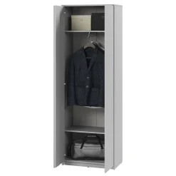 Mobile multiuso ingresso 69x200h cm appendiabiti grigio Accent