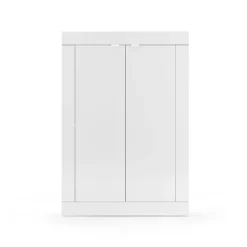 Mobile multiuso ingresso 78x116h cm scarpiera bianco lucido Eternity