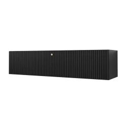 Mobile porta TV sospeso 150x34h cm 1 anta nero Kiruna 4