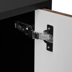 Mobile porta TV 180x60h cm 2 ante noce nero Wild
