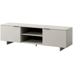 Mobile porta TV 180x55h cm 2 ante grigio Stone