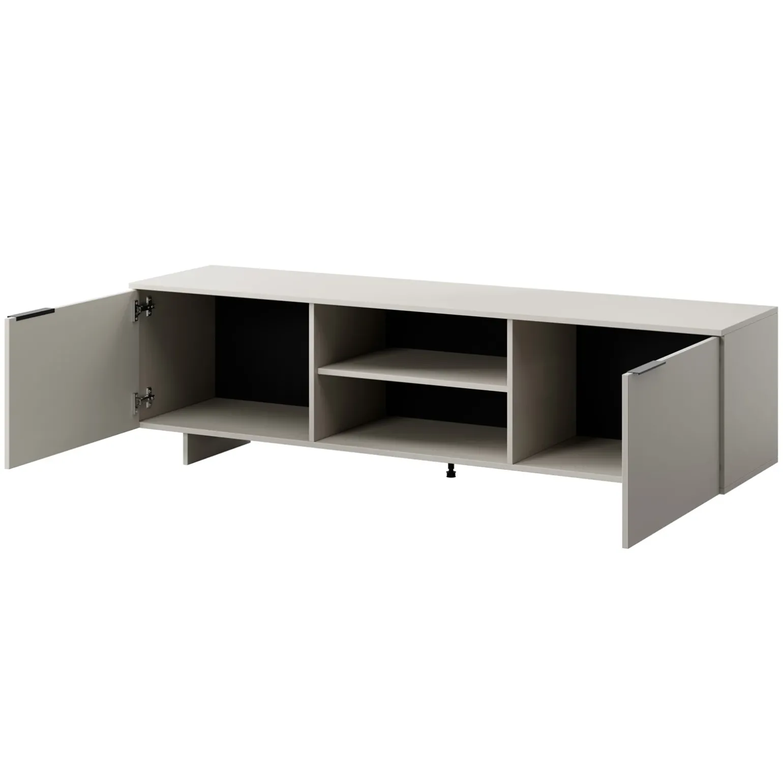 Mobile porta TV 180x55h cm 2 ante grigio Stone