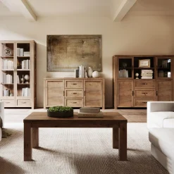 Mobile porta TV 160x60h cm 3 cassetti quercia Clyde