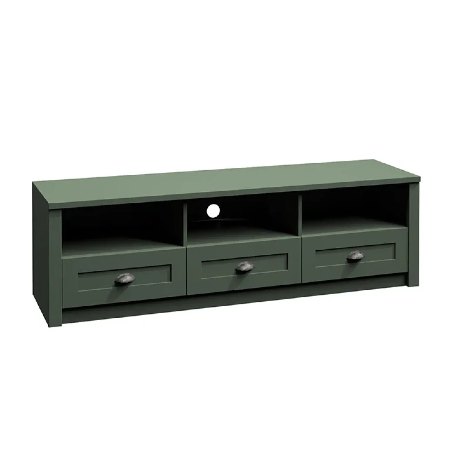 Mobile porta TV 158x49h cm 3 cassetti verde Provenza