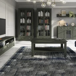 Mobile porta TV 158x49h cm 3 cassetti verde Provenza