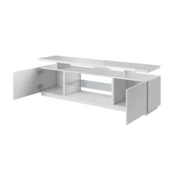 Mobile porta TV 180x56h cm bianco lucido Blackburn