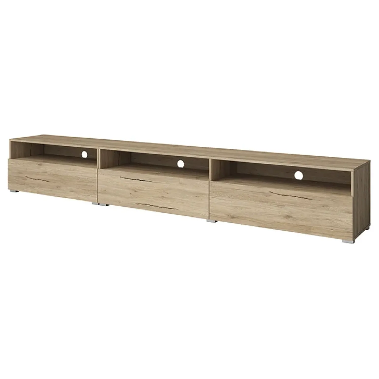 Mobile porta TV 270x42h cm moderno rovere Emotion Gihome®