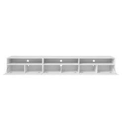 Mobile porta TV 270x42h cm moderno bianco Emotion Gihome®