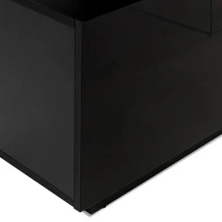 Mobile porta TV 180x56h cm nero lucido Blackburn