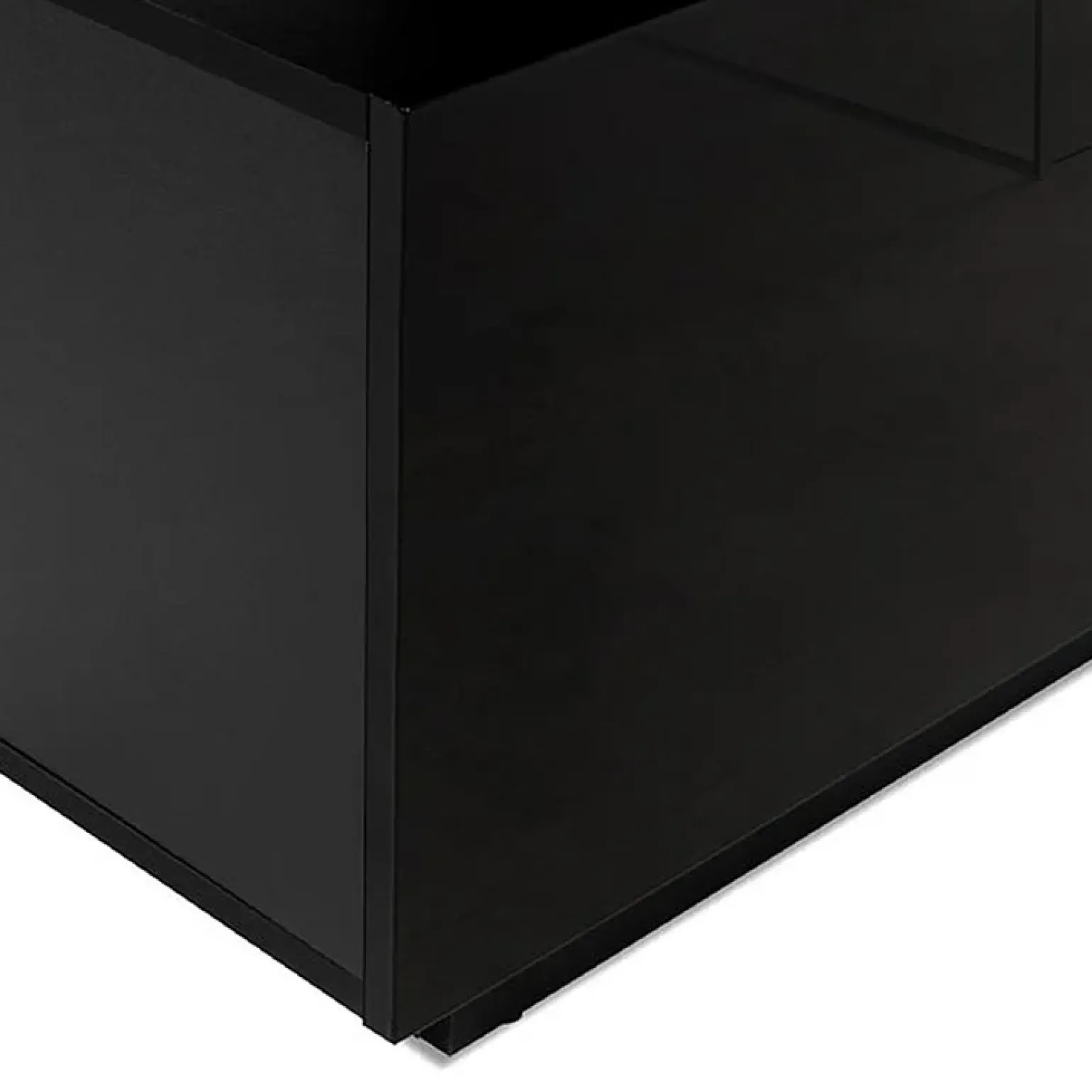 Mobile porta TV 180x56h cm nero lucido Blackburn