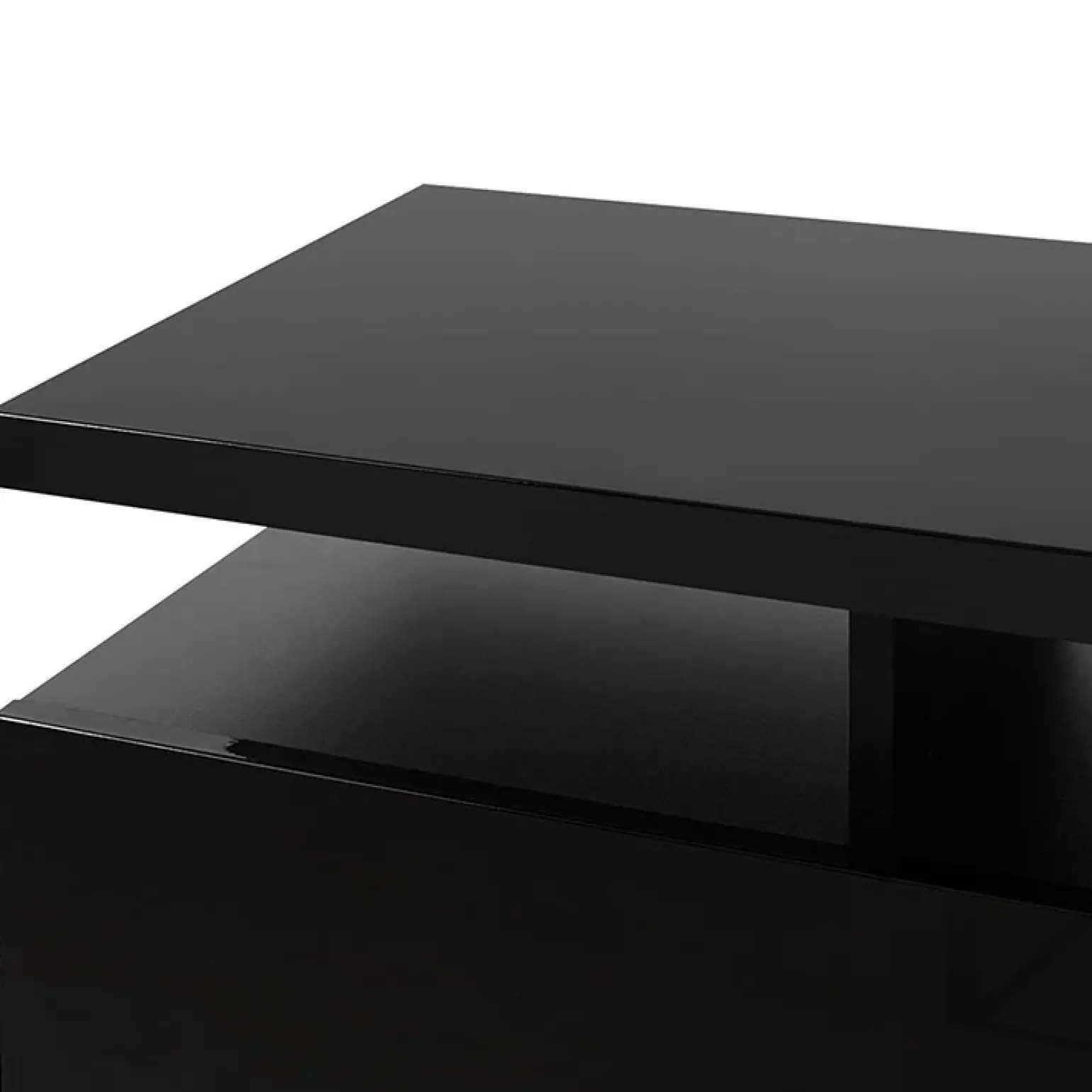 Mobile porta TV 180x56h cm nero lucido Blackburn