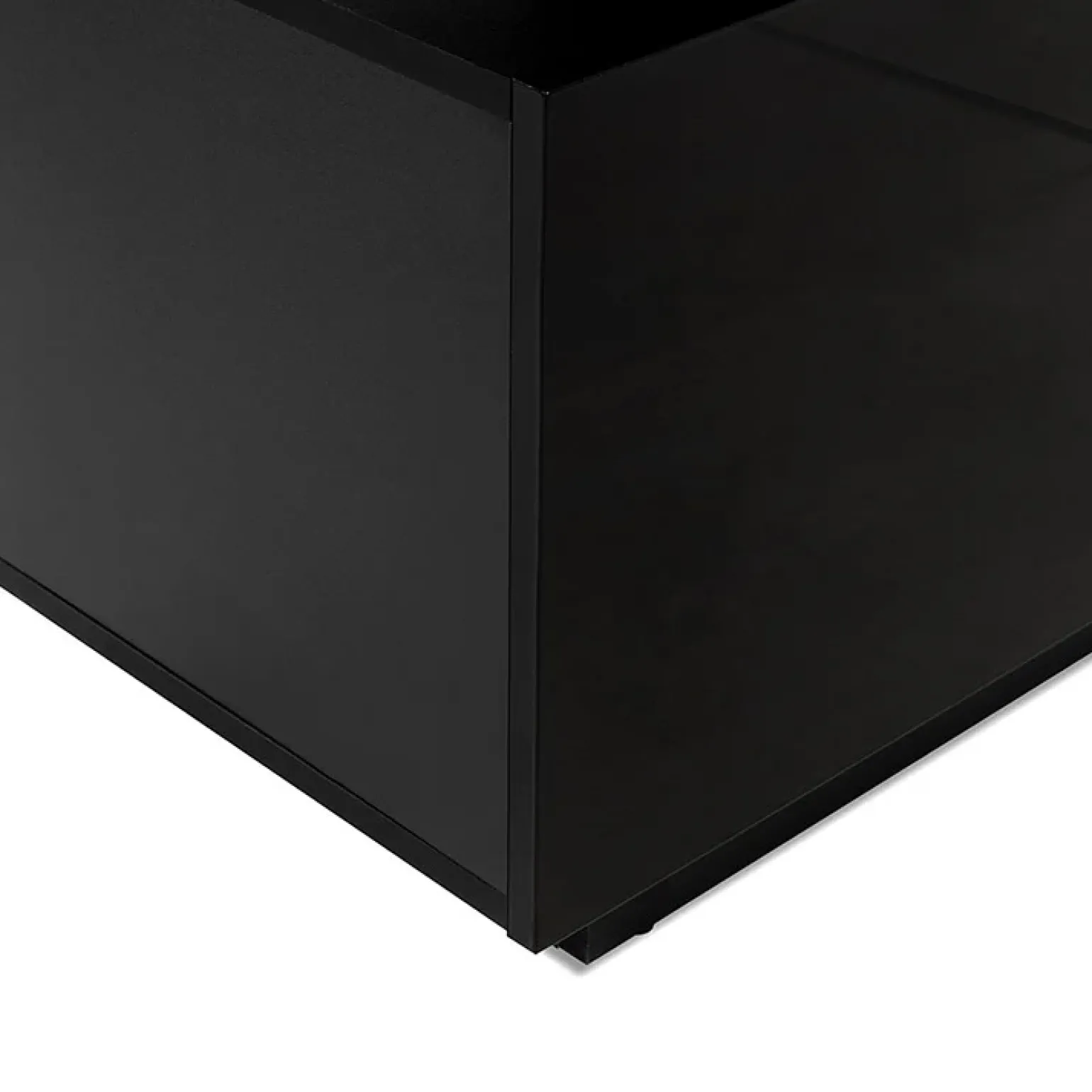 Mobile porta TV 180x56h cm nero lucido Blackburn
