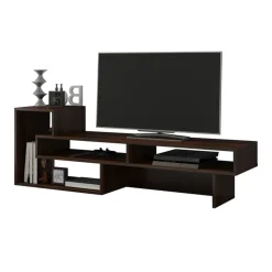 Mobile porta TV 146x49h cm soggiorno rovere scuro Helen