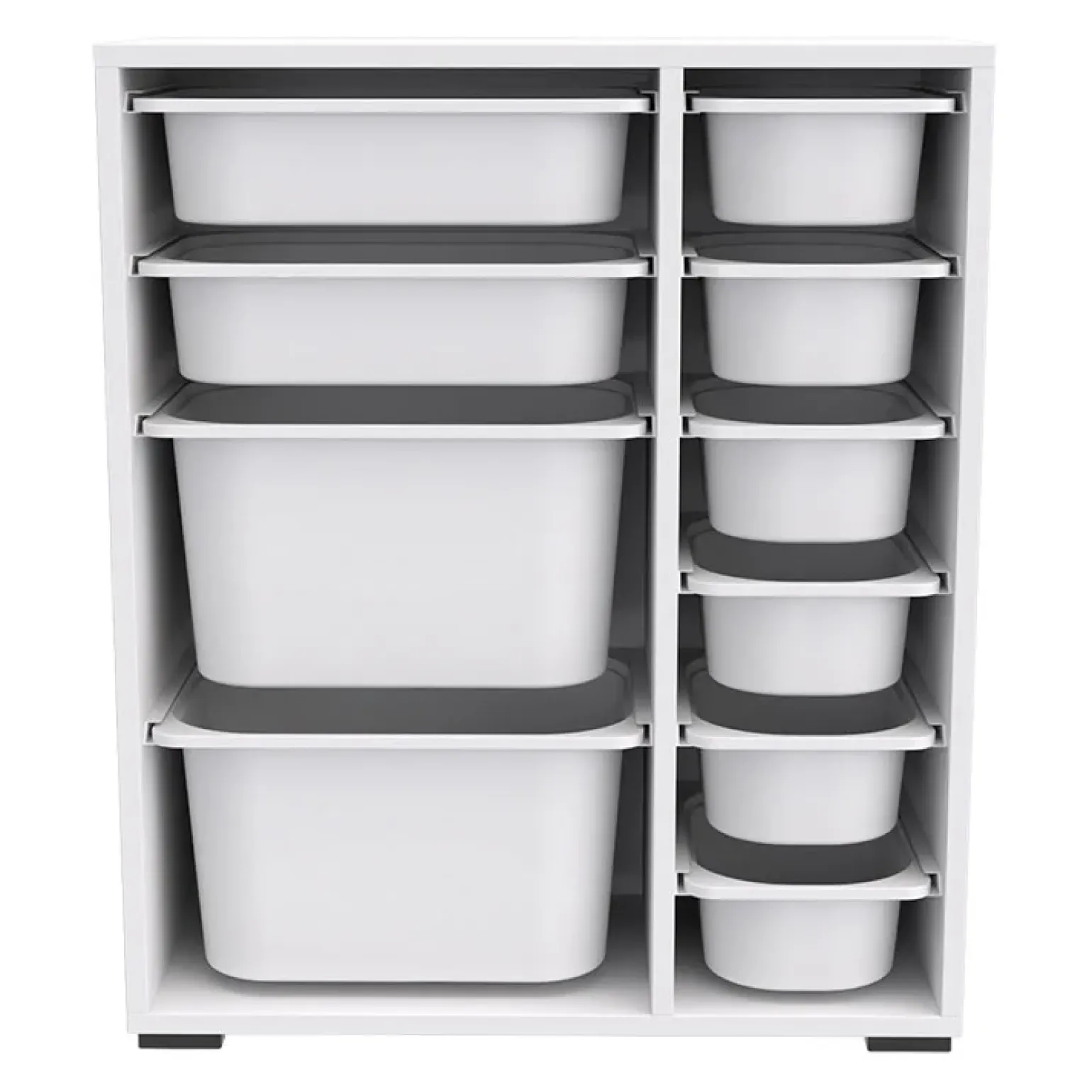 Modulo cassettiera 70x81cm bianco opaco Fast Patton