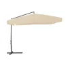 Ombrellone 300x300cm da giardino con braccio laterale ecru Vita